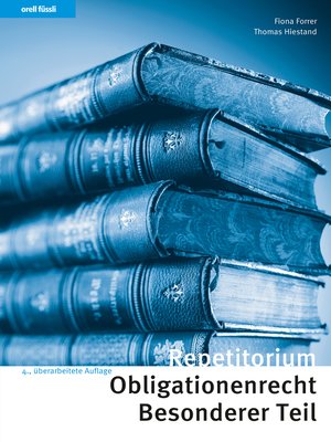 cover image of Repetitorium Obligationenrecht Besonderer Teil